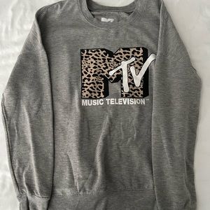 Cheetah Print MTV Sweatshirt